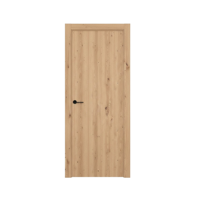 Puerta laminada modelo Neira con veta vertical
