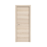 Puerta laminada con acabado nogal arena