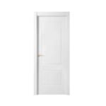 Puerta blanca lacada con plafón recto