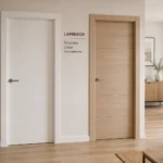 Puertas de interior con diferentes acabados lacados y laminados